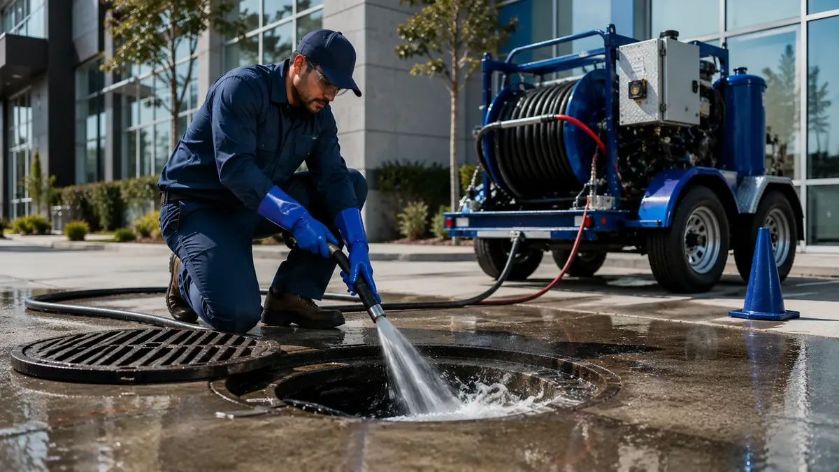 Commercial Hydro Jet Drain Cleaning in Albany